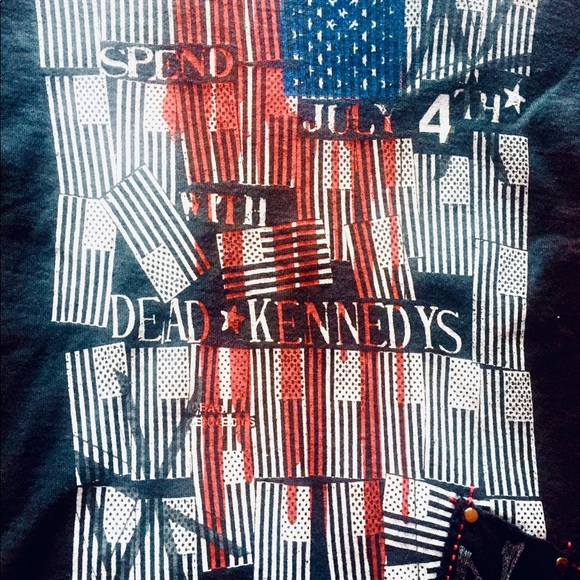 Distressed Logo Black Dead Kennedys NEW MESSENGER BAG